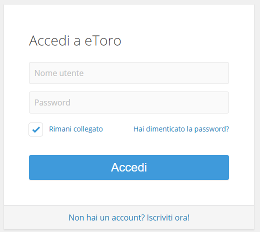 login etoro